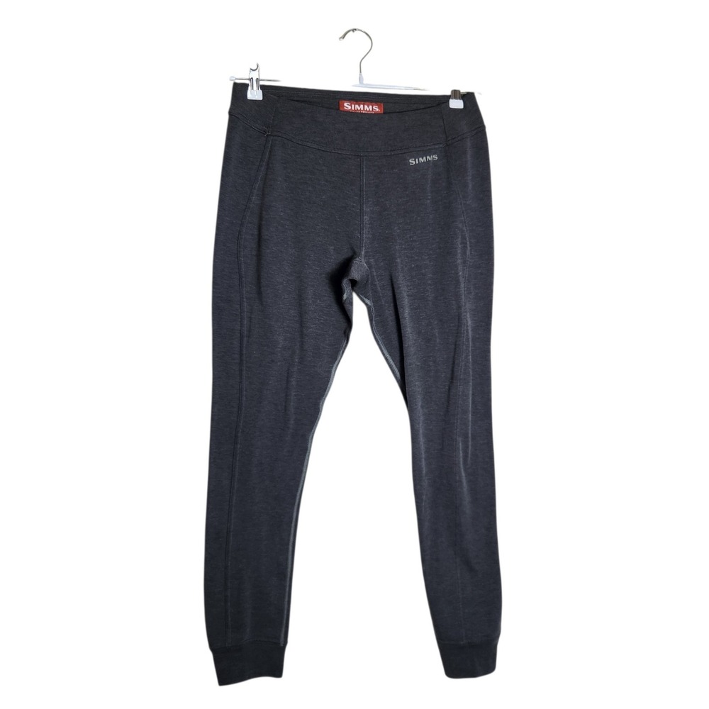 Simms Fishing Products Womens Gray Tencel Blend Base Layer Leggings Size M